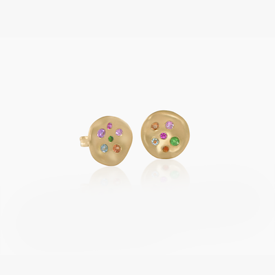 BABY MALAK MINI BONBON ROUND EARRINGS